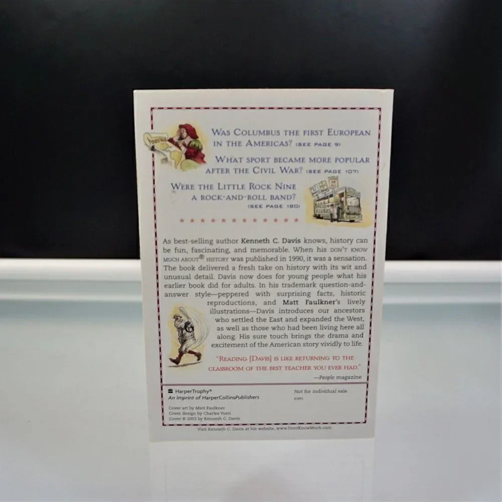 Don't Know Much about American History by Kenneth Davis 2003 Paperback